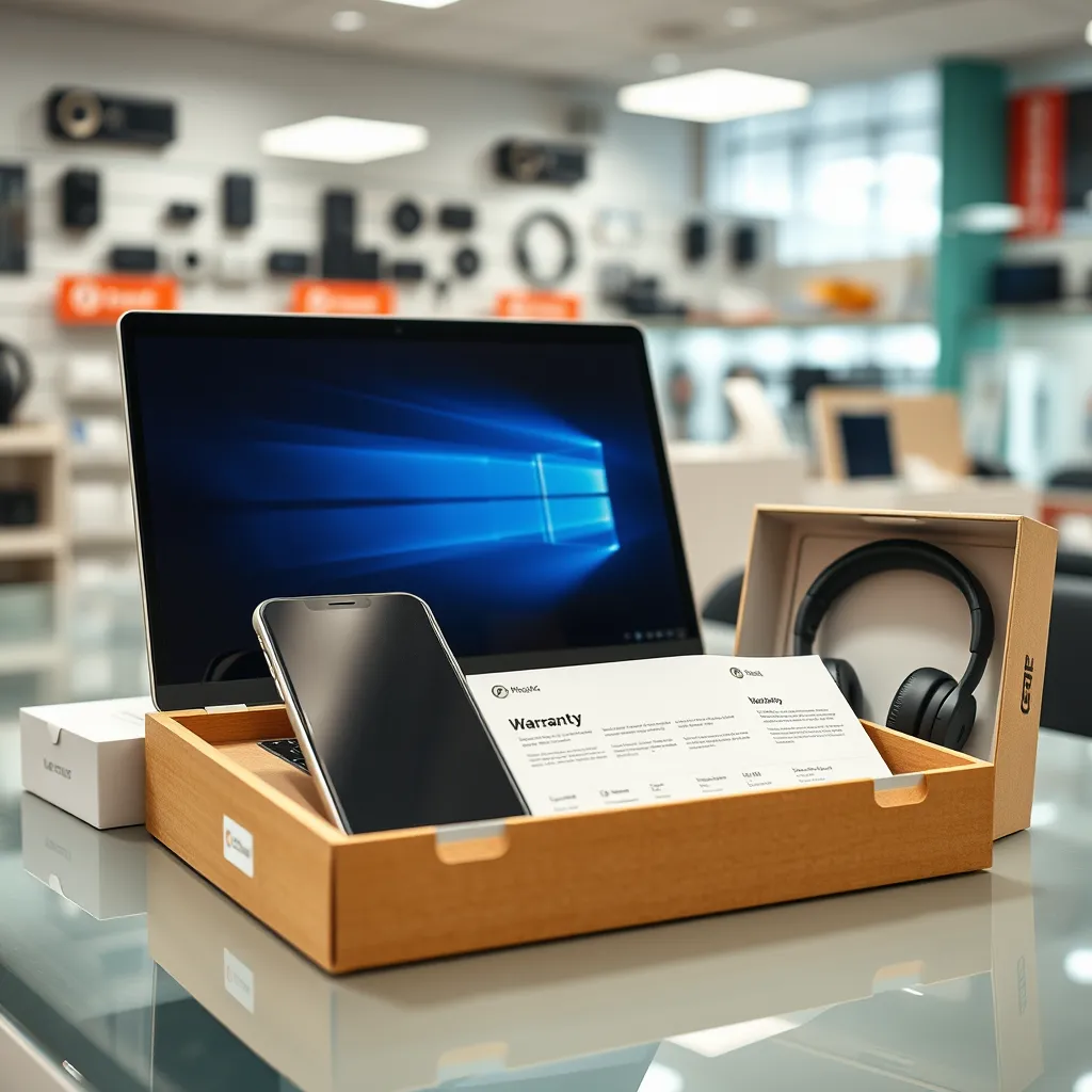 Buying electronics: warranties and genuine products